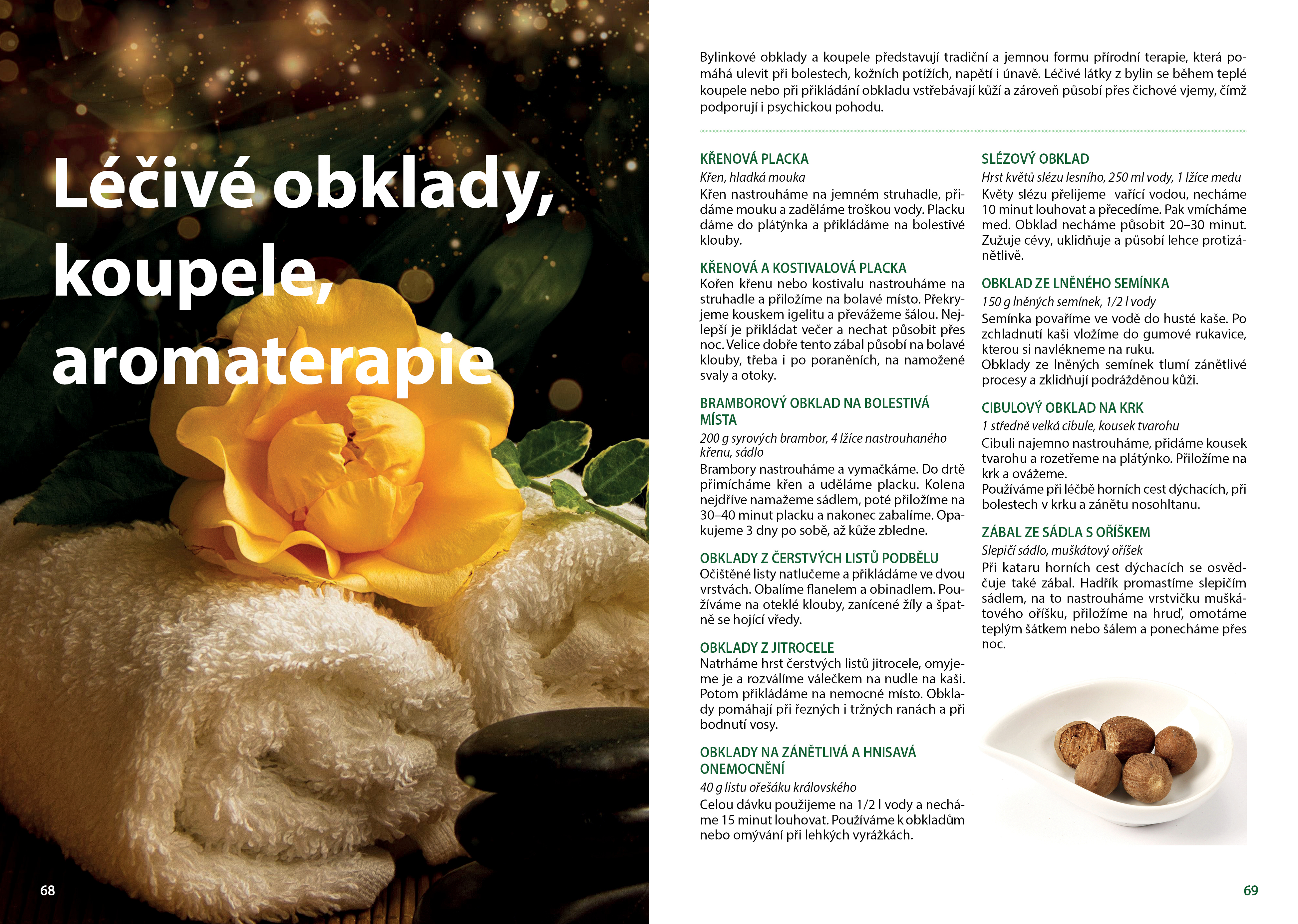 Domácí léčebné prostředkyUkázkaObklady